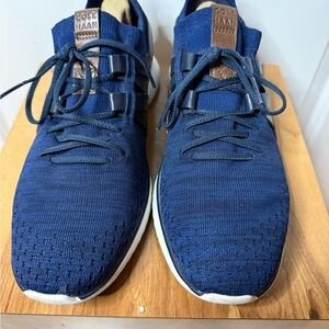Cole Haan Men's Navy Knit Sneakers